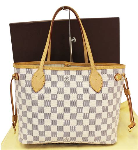 louis vuitton monogram damier neverfull|authentic louis vuitton damier azur.